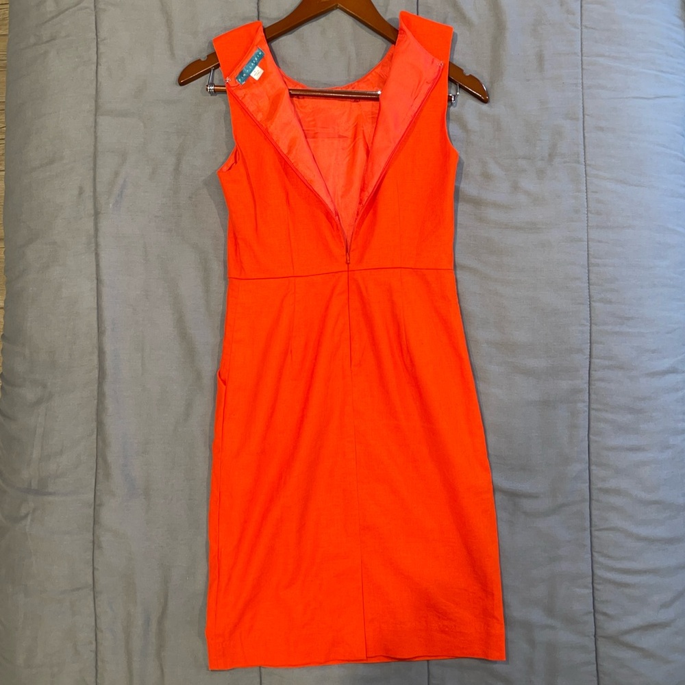 Pim + Larkin orange dress size small like new - Picture 3 of 5